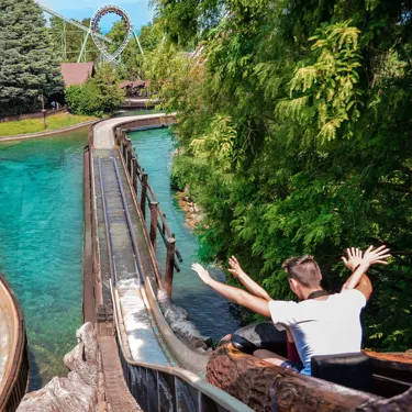 Gardaland Park - Colorado Boat - Discesa e percorso