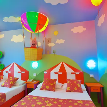 Gardaland Hotel - Camera a Tema Peppa Pig - Mongolfiera